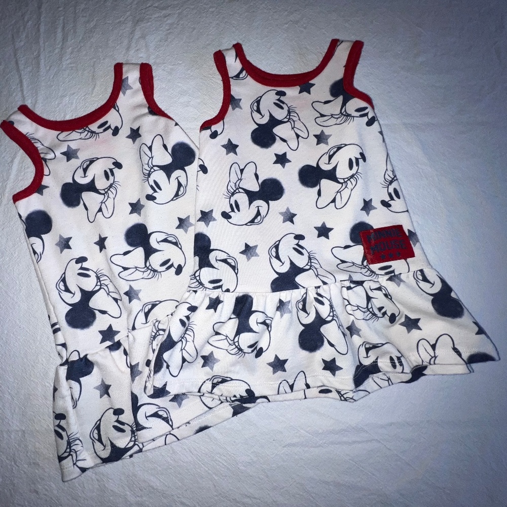 Minnie Mouse Disney Junior 18 months girls 2 dresses